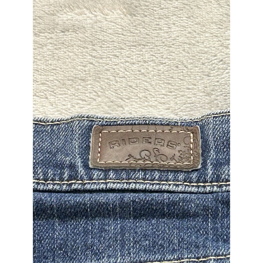Riders By Lee Jean Women Plus Sz 16p Blue Relaxed Straight Baggy Western Cowgirl - Picture 4 of 12